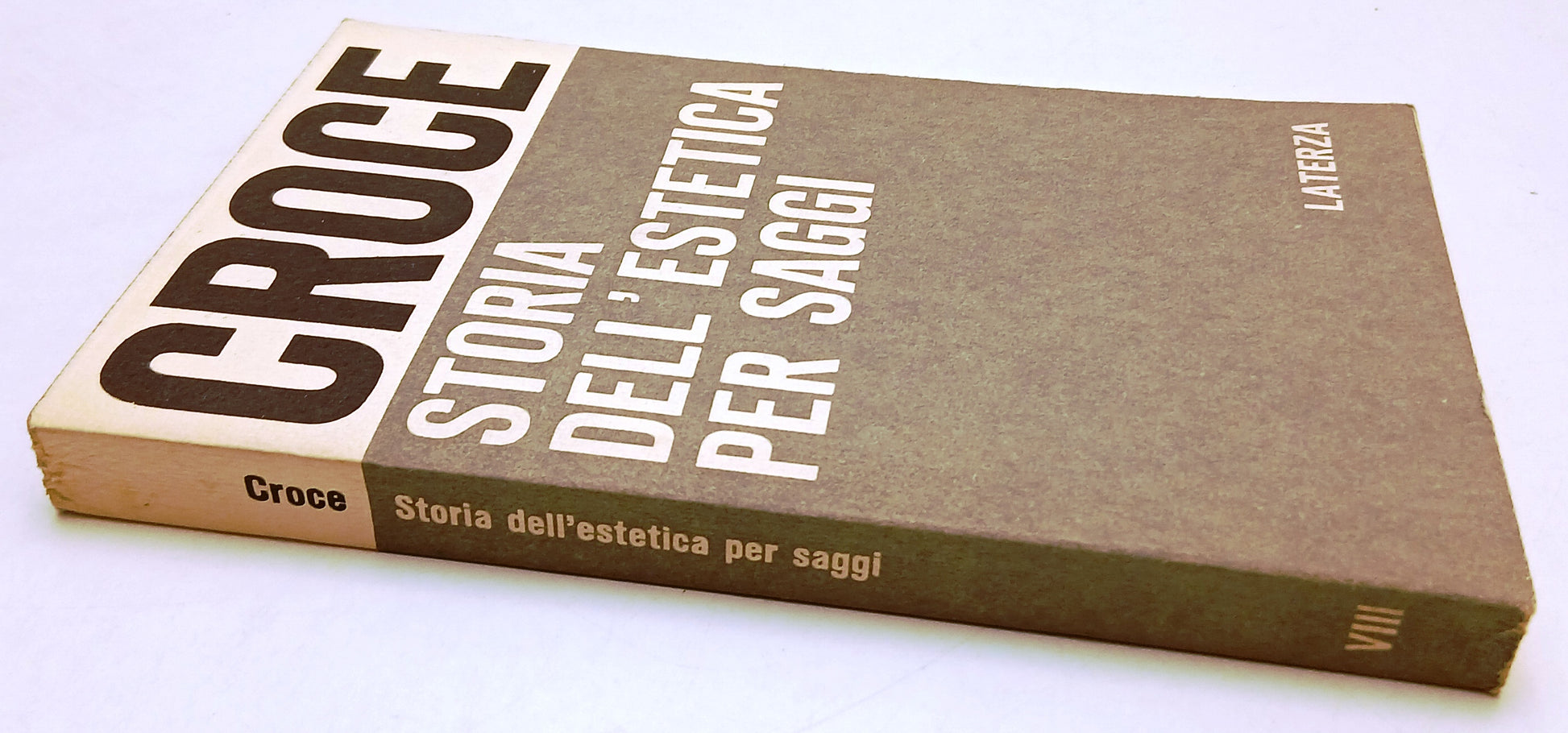 LS- STORIA DELL'ESTETICA PER SAGGI VIII - BENEDETTO CROCE- LATERZA- 1967- B- XFS