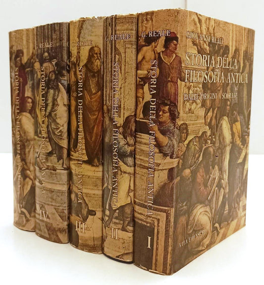 LS- STORIA DELLA FILOSOFIA ANTICA 1/5 - GIOVANNI REALE- VITA PENSIERO- CS- JXS17