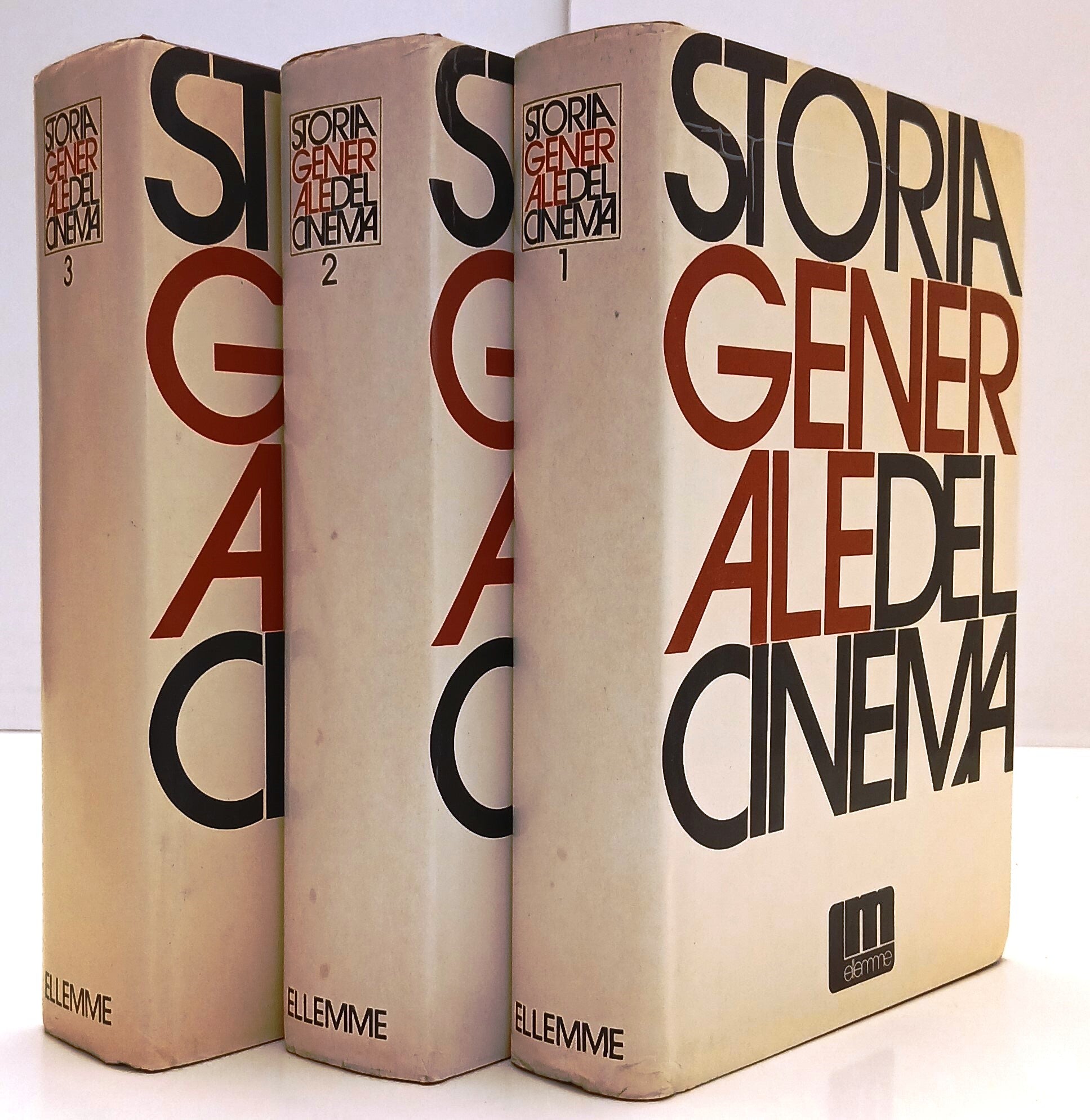 LW- STORIA GENERALE DEL CINEMA 1895-1959 3 VOLUMI -- ELLEMME--- 1976- CS- YFS302