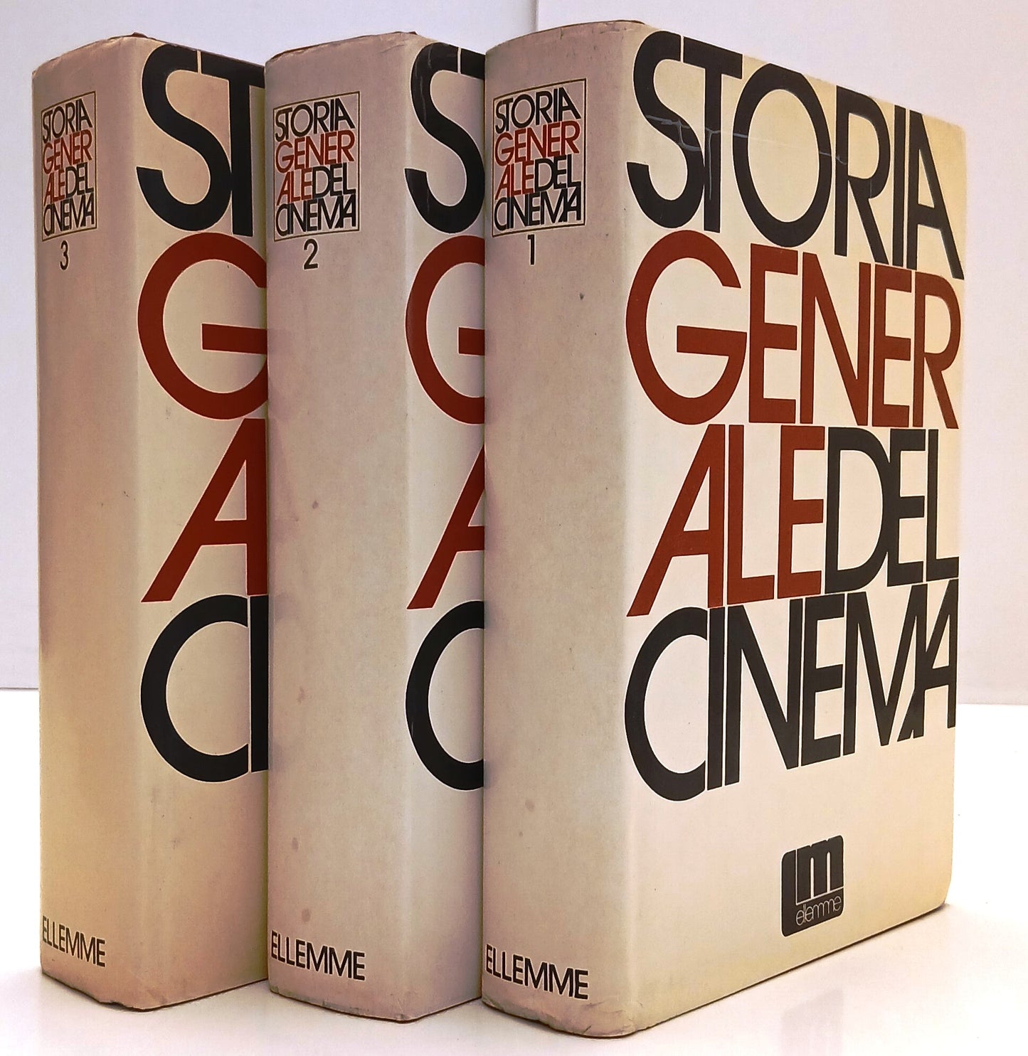 LW- STORIA GENERALE DEL CINEMA 1895-1959 3 VOLUMI -- ELLEMME--- 1976- CS- YFS302