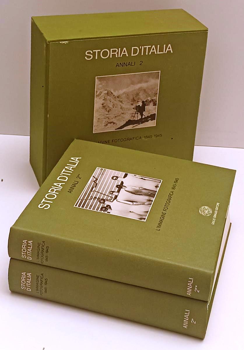LS- STORIA D'ITALIA ANNALI L'IMMAGINE FOTOGRAFICA 2 VOLUMI- EINAUDI - 1979 - XFS
