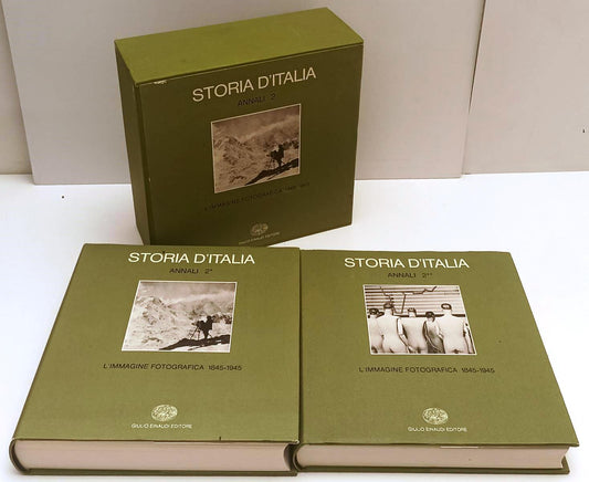 LS- STORIA D'ITALIA ANNALI L'IMMAGINE FOTOGRAFICA 2 VOLUMI- EINAUDI - 1979 - XFS
