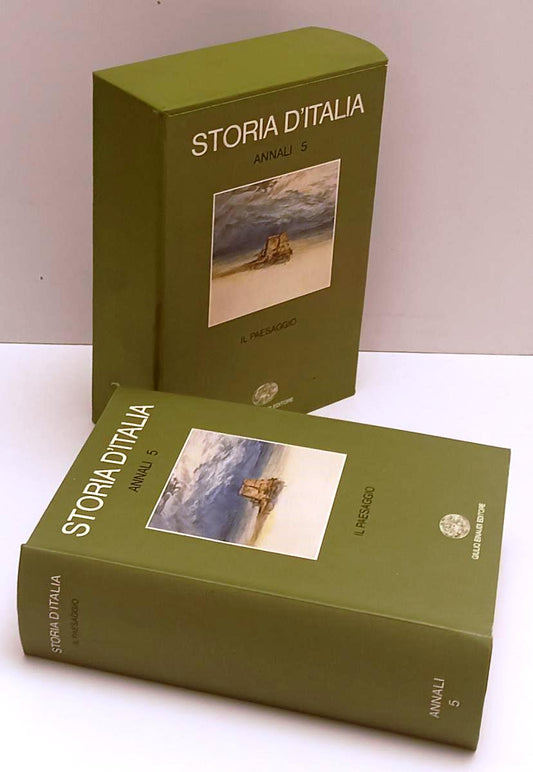 LS- STORIA D'ITALIA ANNALI 5 IL PAESAGGIO - EINAUDI - 1a ED. - 1982 - CS- XFS