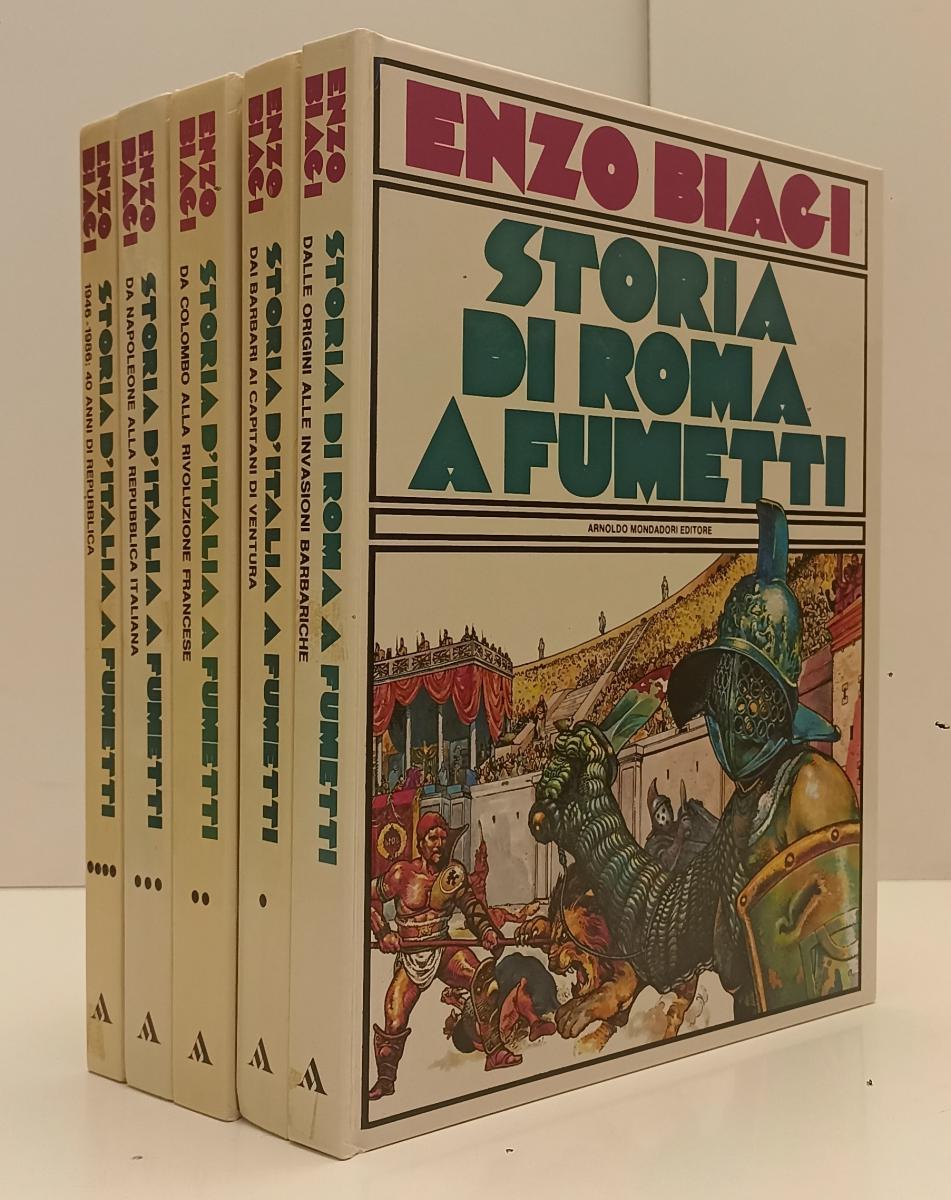 FV- STORIA DI ROMA A FUMETTI - ENZO BIAGI - MONDADORI - 1986 - C - D24