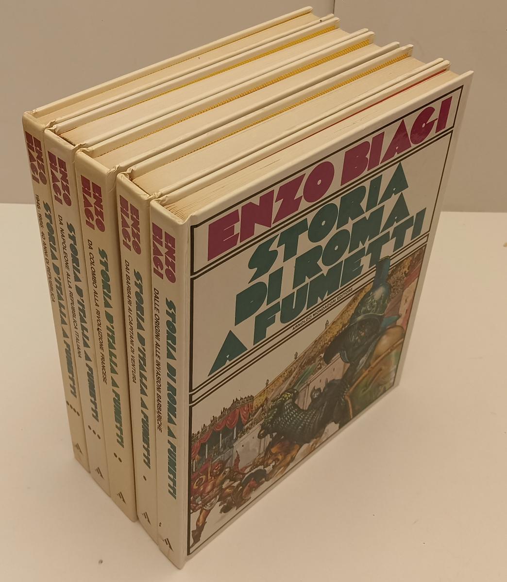 FV- STORIA DI ROMA A FUMETTI - ENZO BIAGI - MONDADORI - 1986 - C - D24
