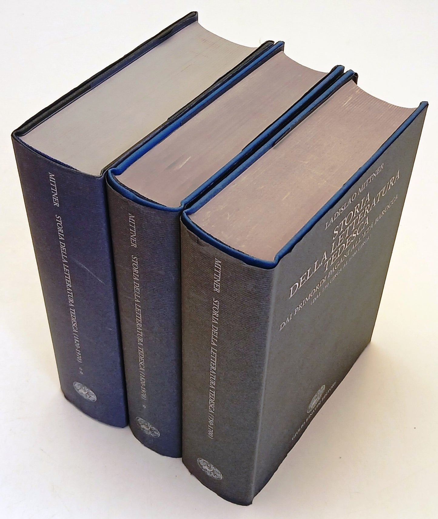 LS- STORIA DELLA LETTERATURA TEDESCA 3 VOLUMI- LEDISLAO MITTNER- EINAUDI- CS-XFS