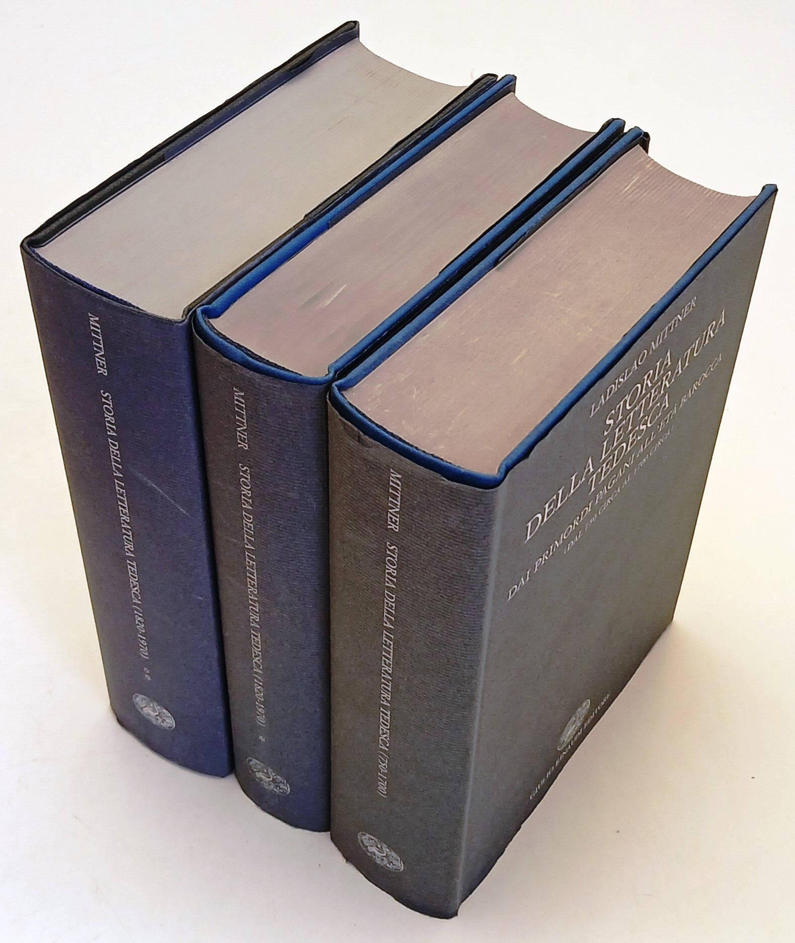 LS- STORIA DELLA LETTERATURA TEDESCA 3 VOLUMI- LEDISLAO MITTNER- EINAUDI- CS-XFS