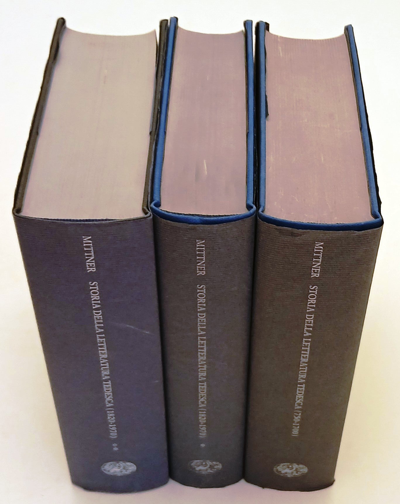 LS- STORIA DELLA LETTERATURA TEDESCA 3 VOLUMI- LEDISLAO MITTNER- EINAUDI- CS-XFS