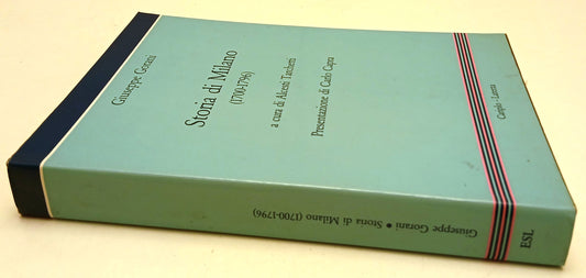 LS- STORIA DI MILANO 1700-1796- GIUSEPPE GORANI- CARIPLO LATERZA- 1989- B-YFS458