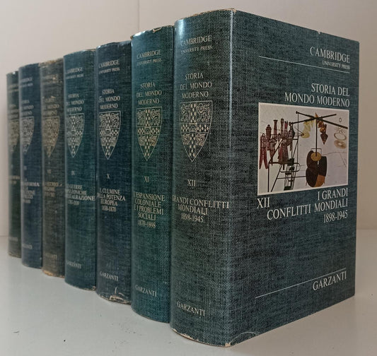 LS- STORIA DEL MONDO MODERNO 7 VOLUMI -- GARZANTI- CAMBRIDGE-- 1967- CS- BLCG9