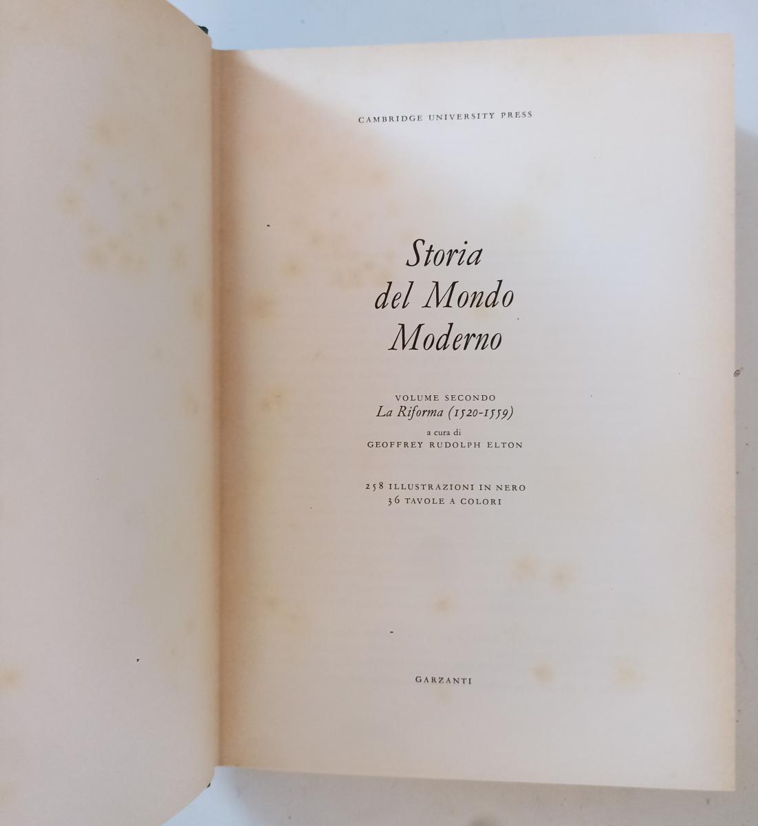 LS- STORIA DEL MONDO MODERNO 7 VOLUMI -- GARZANTI- CAMBRIDGE-- 1967- CS- BLCG9