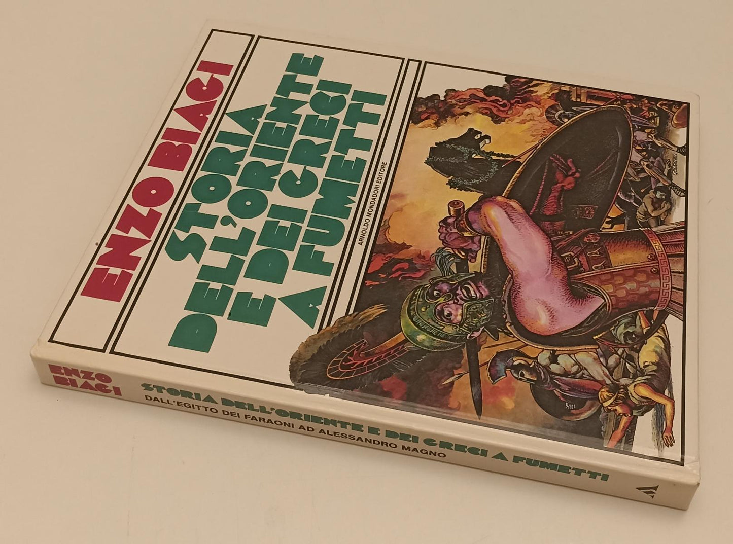 FV- STORIA DELL'ORIENTE E DEI GRECI A FUMETTI- ENZO BIAGI- MONDADORI- 1982-C-D24