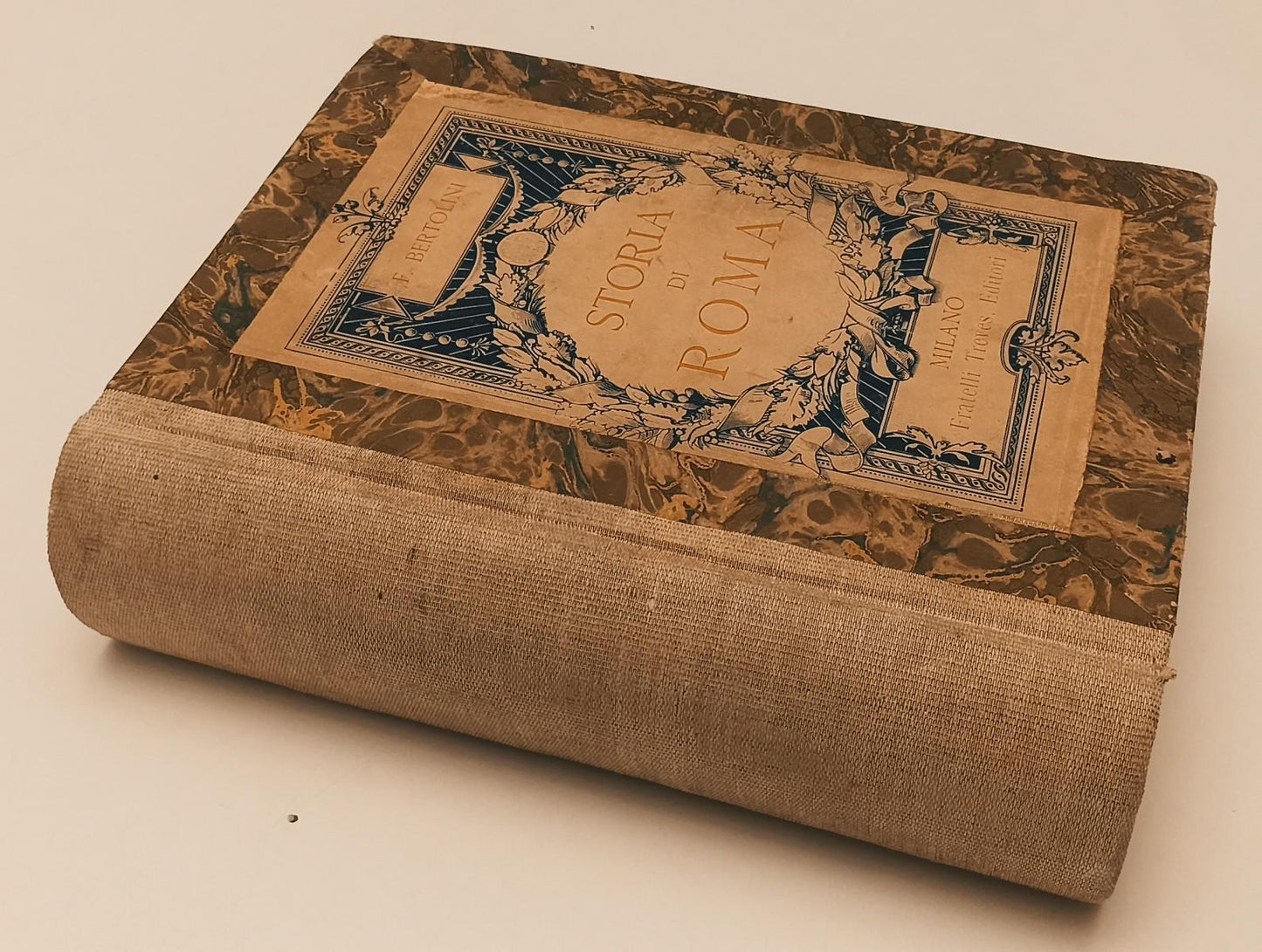 LH- STORIA DI ROMA - F. BERTOLINI PAGLIAGHI - FRATELLI TREVES--- 1886- C- YFS226