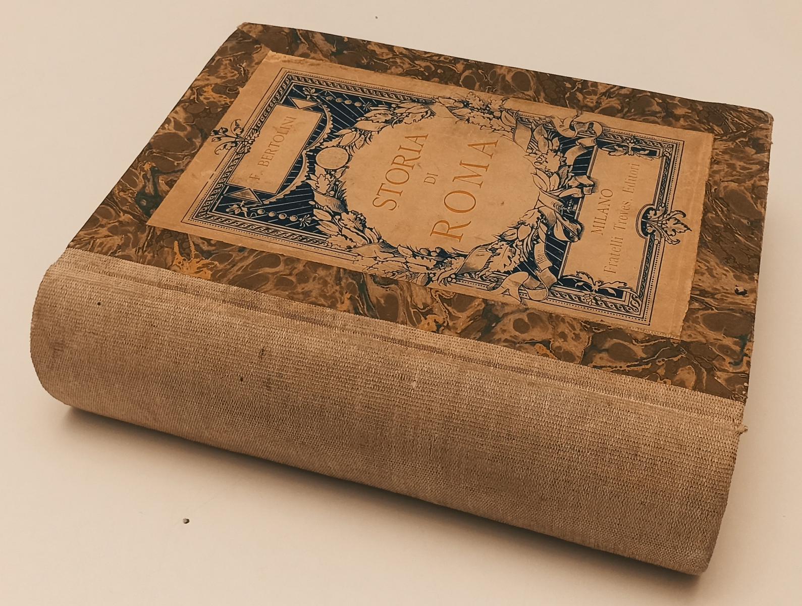 LH- STORIA DI ROMA - F. BERTOLINI PAGLIAGHI - FRATELLI TREVES--- 1886- C- YFS226