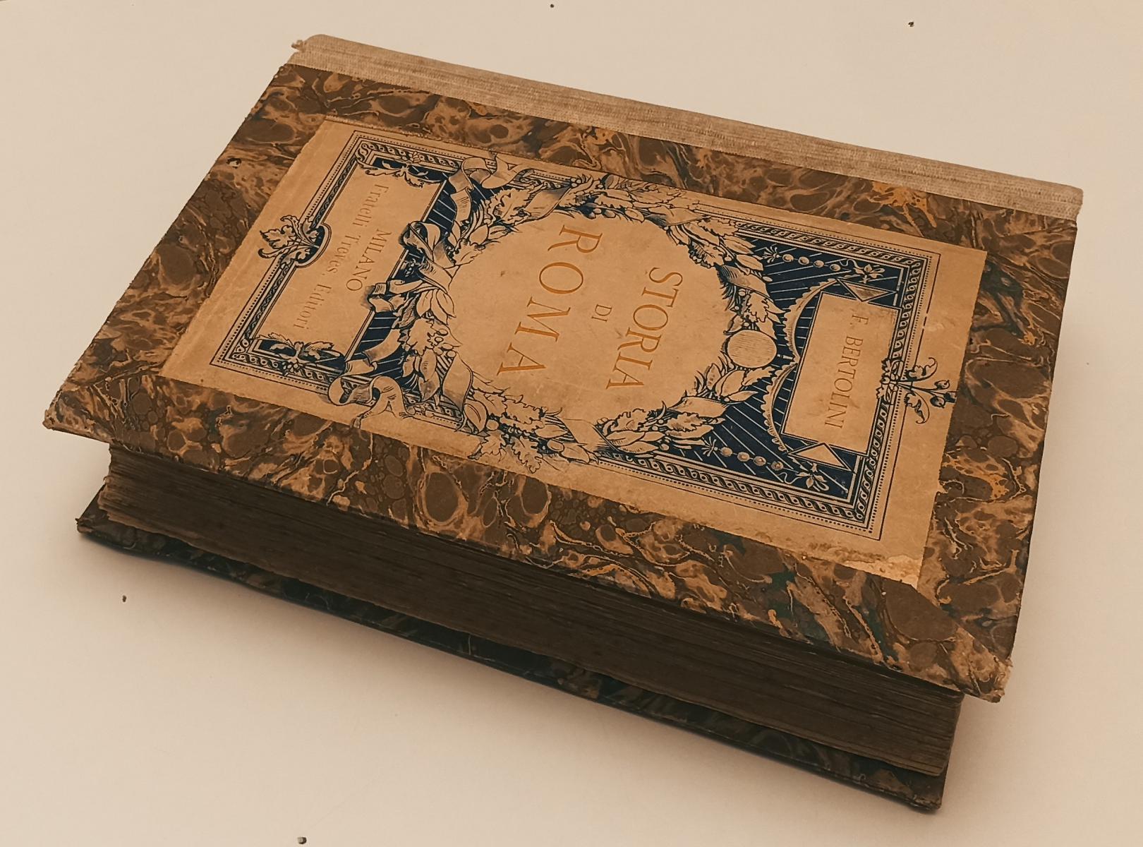 LH- STORIA DI ROMA - F. BERTOLINI PAGLIAGHI - FRATELLI TREVES--- 1886- C- YFS226