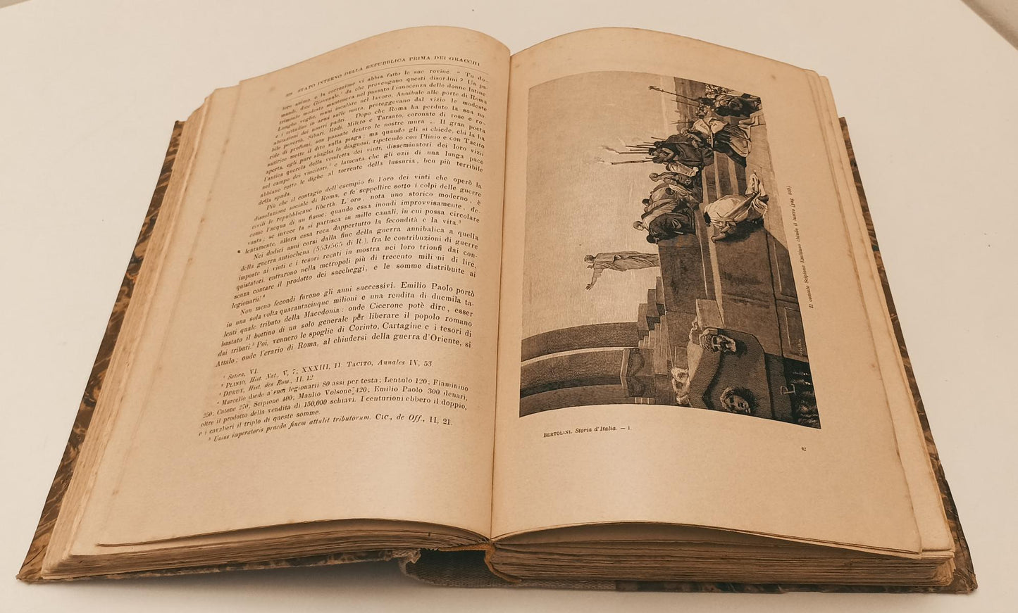 LH- STORIA DI ROMA - F. BERTOLINI PAGLIAGHI - FRATELLI TREVES--- 1886- C- YFS226