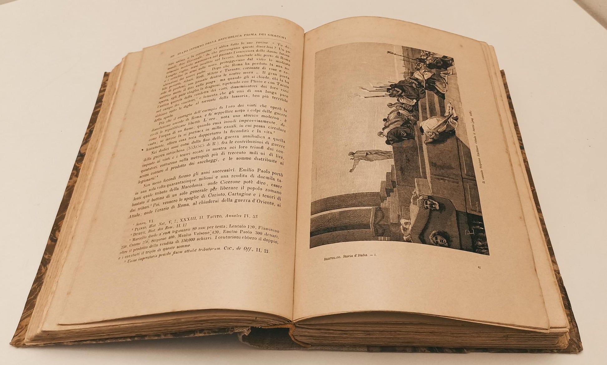 LH- STORIA DI ROMA - F. BERTOLINI PAGLIAGHI - FRATELLI TREVES--- 1886- C- YFS226