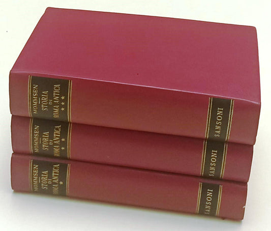 Storia di Roma Antica Volumi 1/3 - Mommsen - Sansoni - 1a ed. - ZFS146