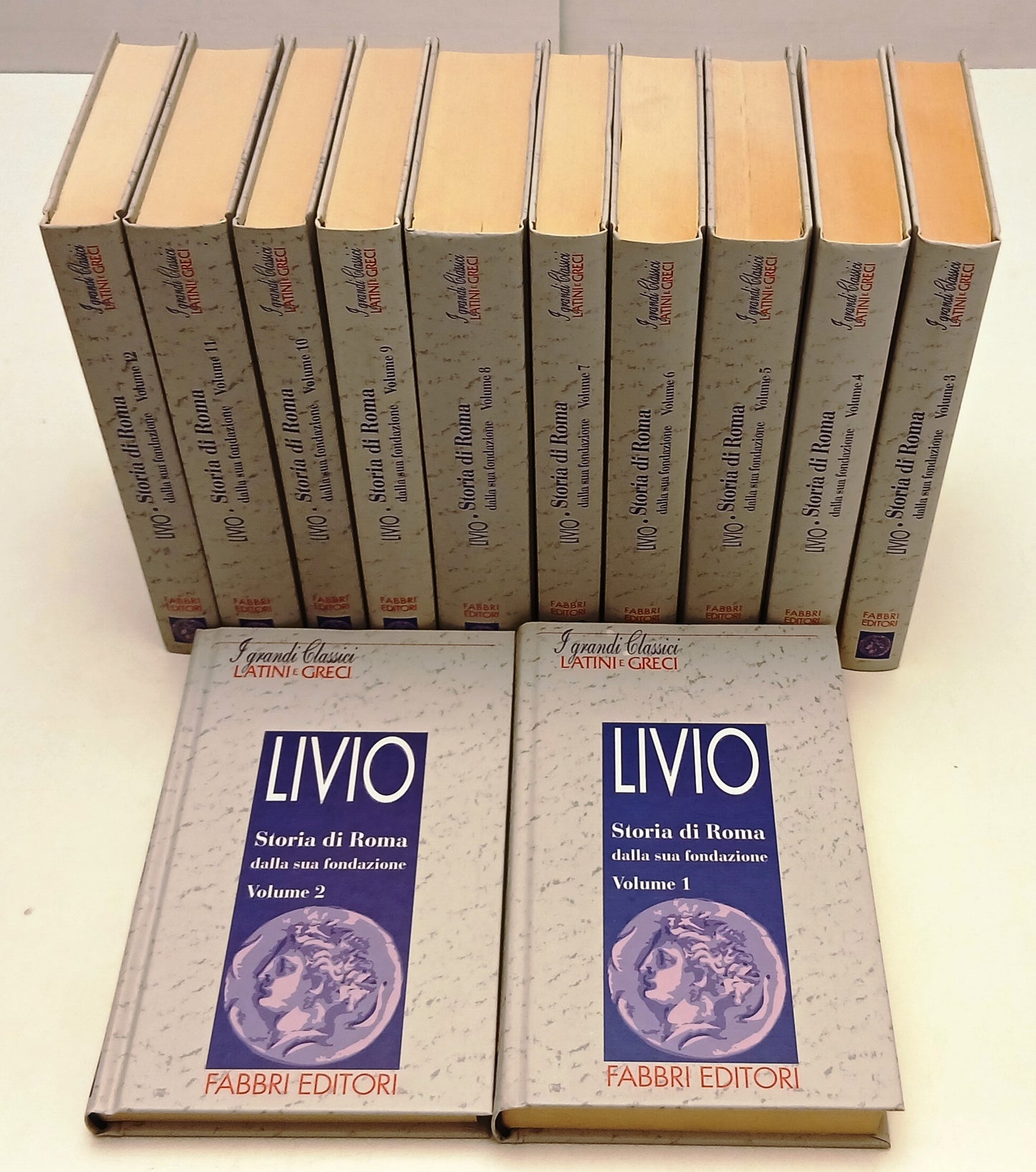 LN- STORIA DI ROMA 1/12 - LIVIO- FABBRI- GRANDI CLASSICI LATINI GRECI- C- BLCP90