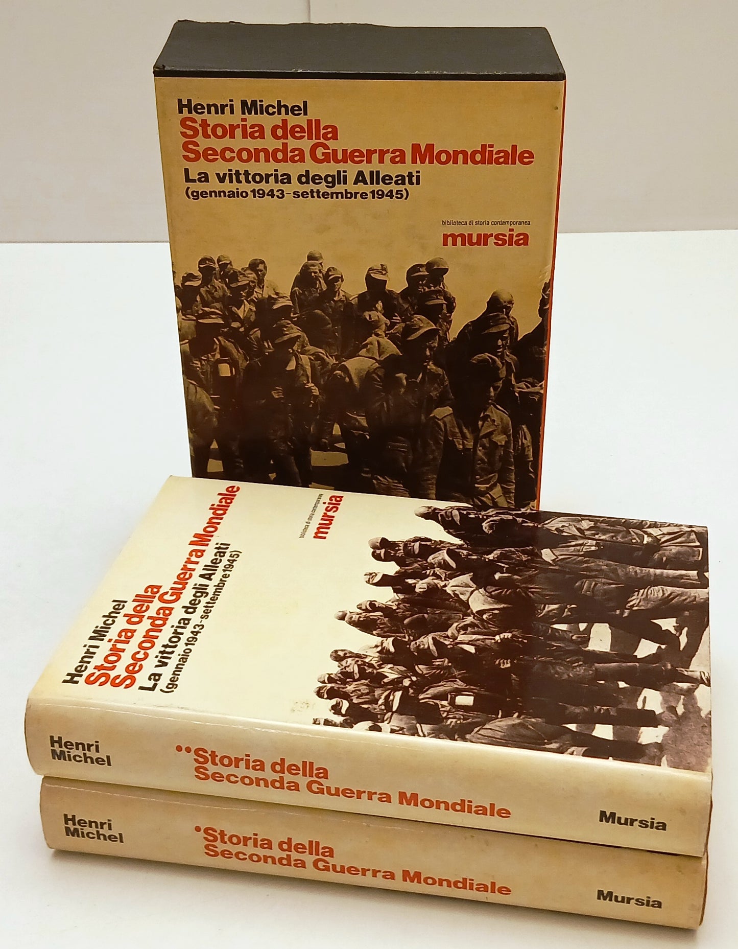 LN- STORIA SECONDA GUERRA MONDIALE 2 VOLUMI- HENRY MICHEL- MURSIA- 1977-CS-ZFS41