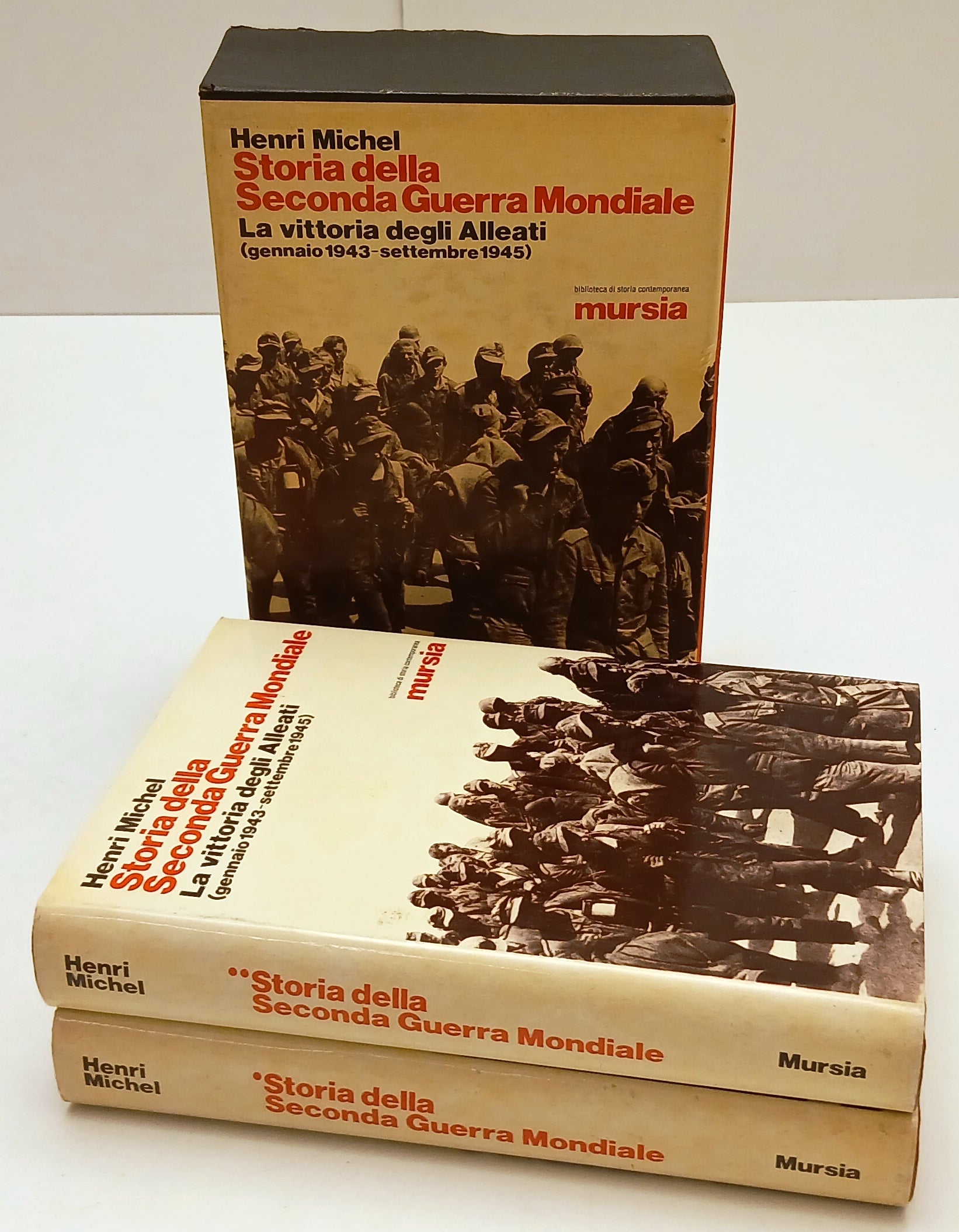 LN- STORIA SECONDA GUERRA MONDIALE 2 VOLUMI- HENRY MICHEL- MURSIA- 1977-CS-ZFS41