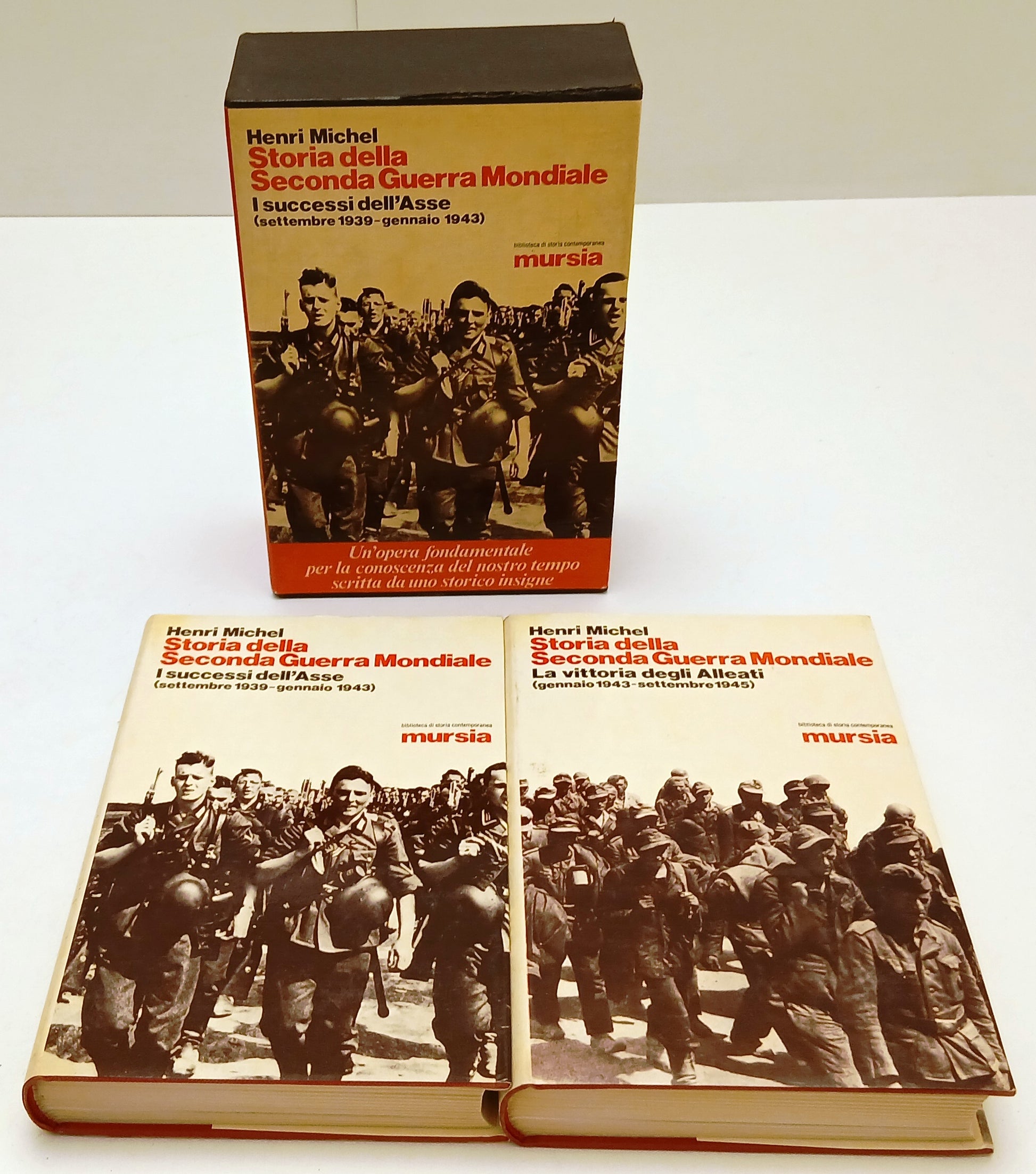 LN- STORIA SECONDA GUERRA MONDIALE 2 VOLUMI- HENRY MICHEL- MURSIA- 1977-CS-ZFS41