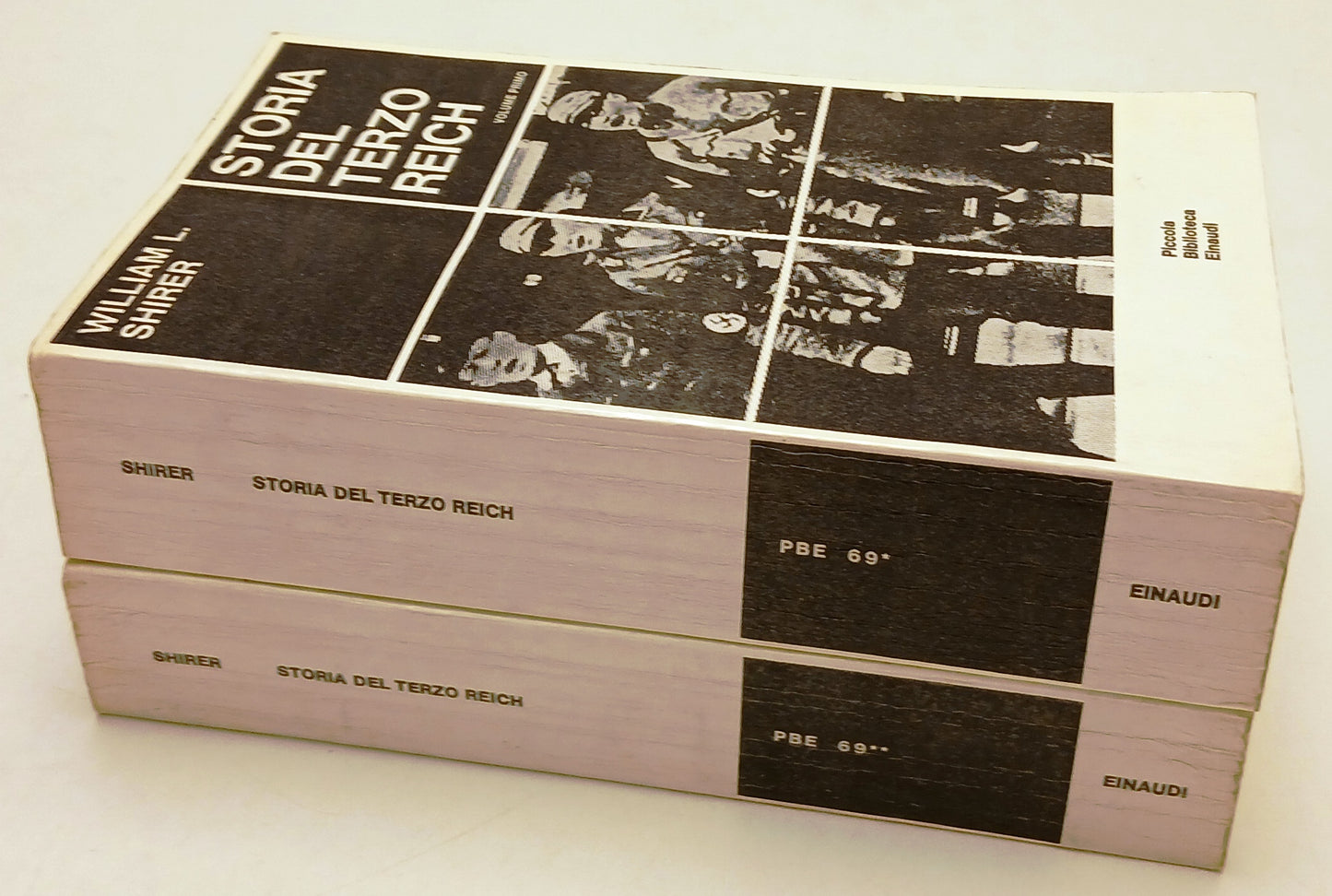 LS- STORIA DEL TERZO REICH 1/2 - WILLIAM SHIRER - EINAUDI- PICCOLA BIBLIOTECA- B- XFS
