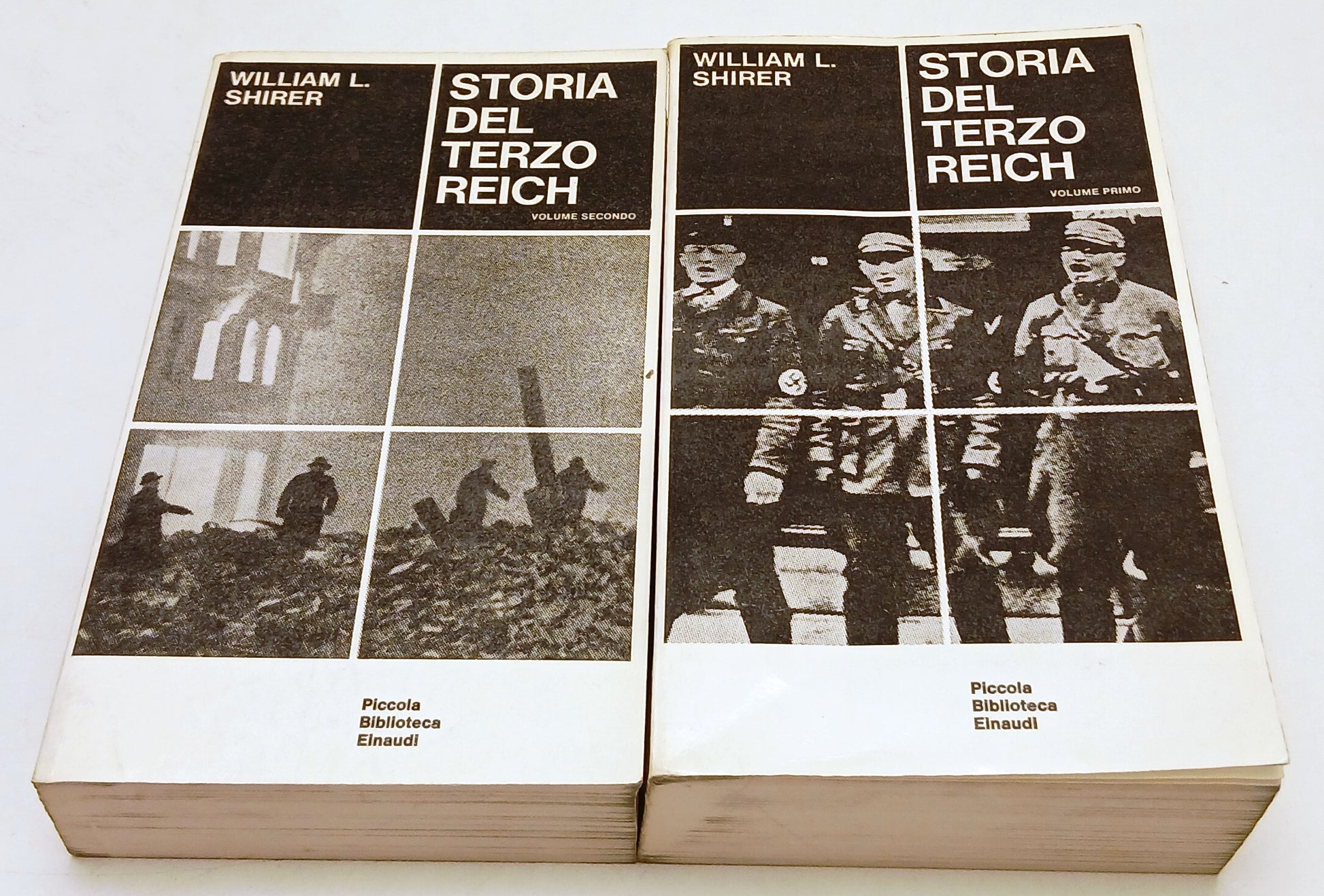 LS- STORIA DEL TERZO REICH 1/2 - WILLIAM SHIRER - EINAUDI- PICCOLA BIBLIOTECA- B- XFS