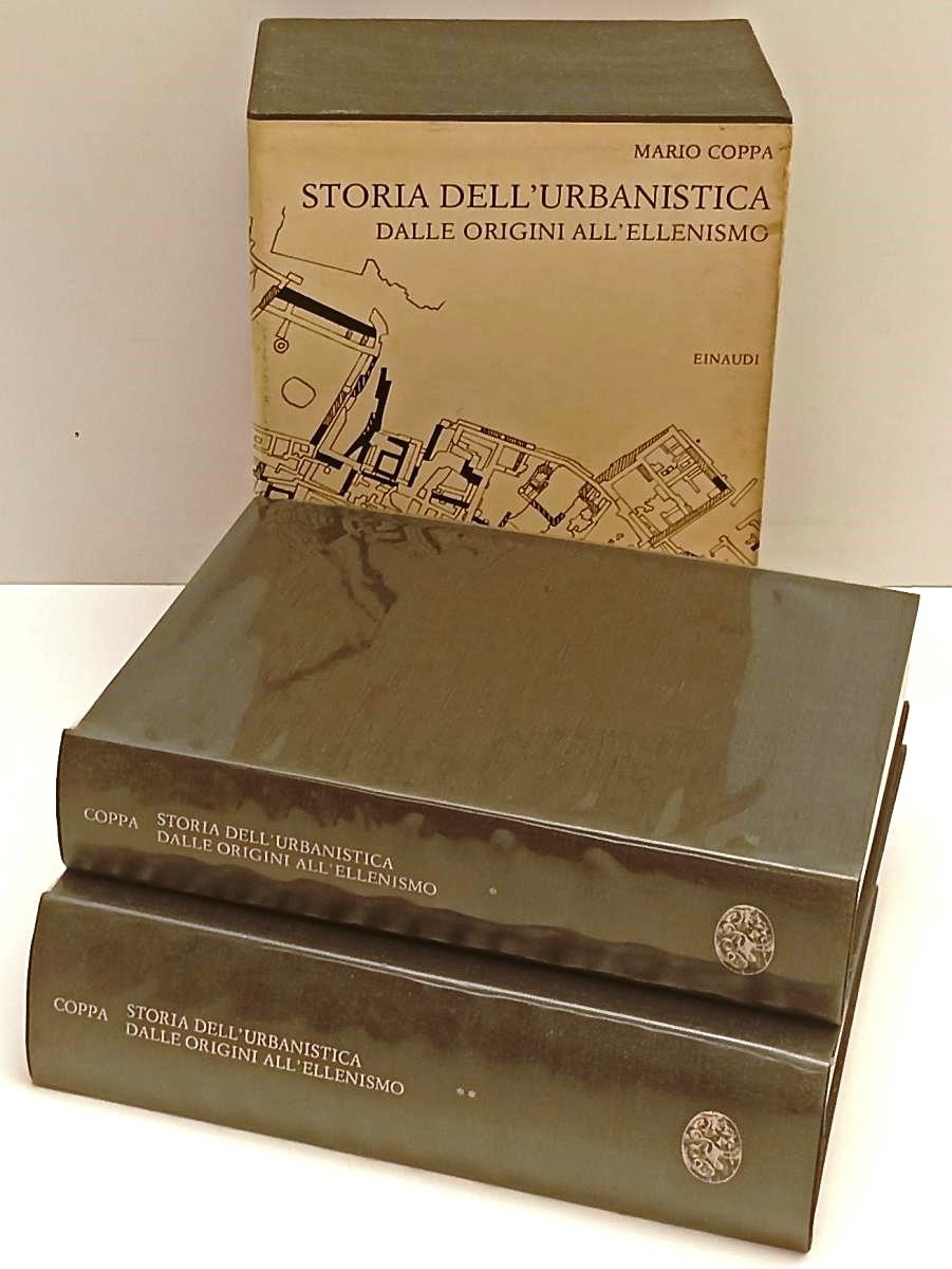 LS- STORIA DELL'URBANISTICA ORIGINI ELLENISMO 1/2- COPPA- EINAUDI- 1969- CS- XFS