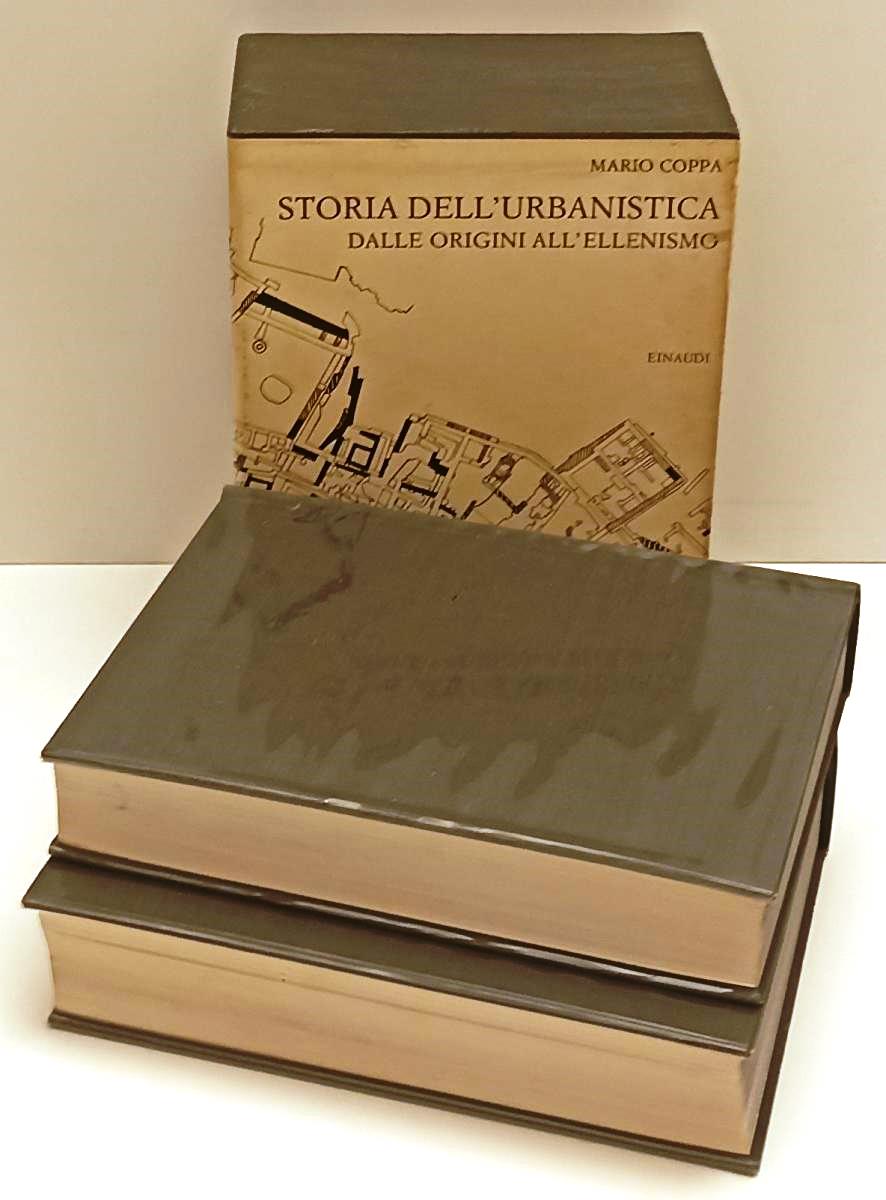 LS- STORIA DELL'URBANISTICA ORIGINI ELLENISMO 1/2- COPPA- EINAUDI- 1969- CS- XFS