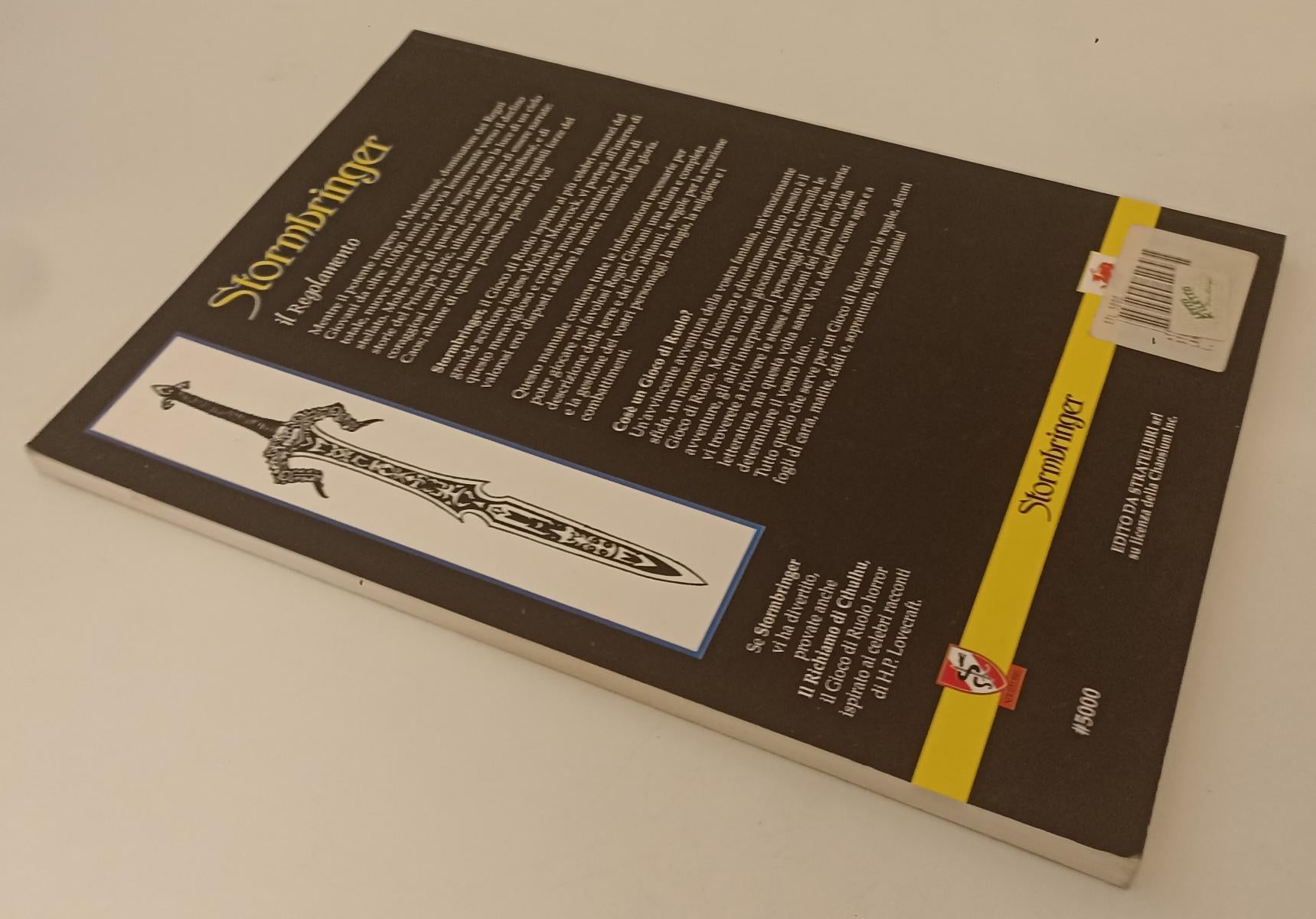 LF- STORMBRINGER GIOCO RUOLO FANTASY MONDO DI ELRIC - MOORCOCK - 1993- B- YFS130