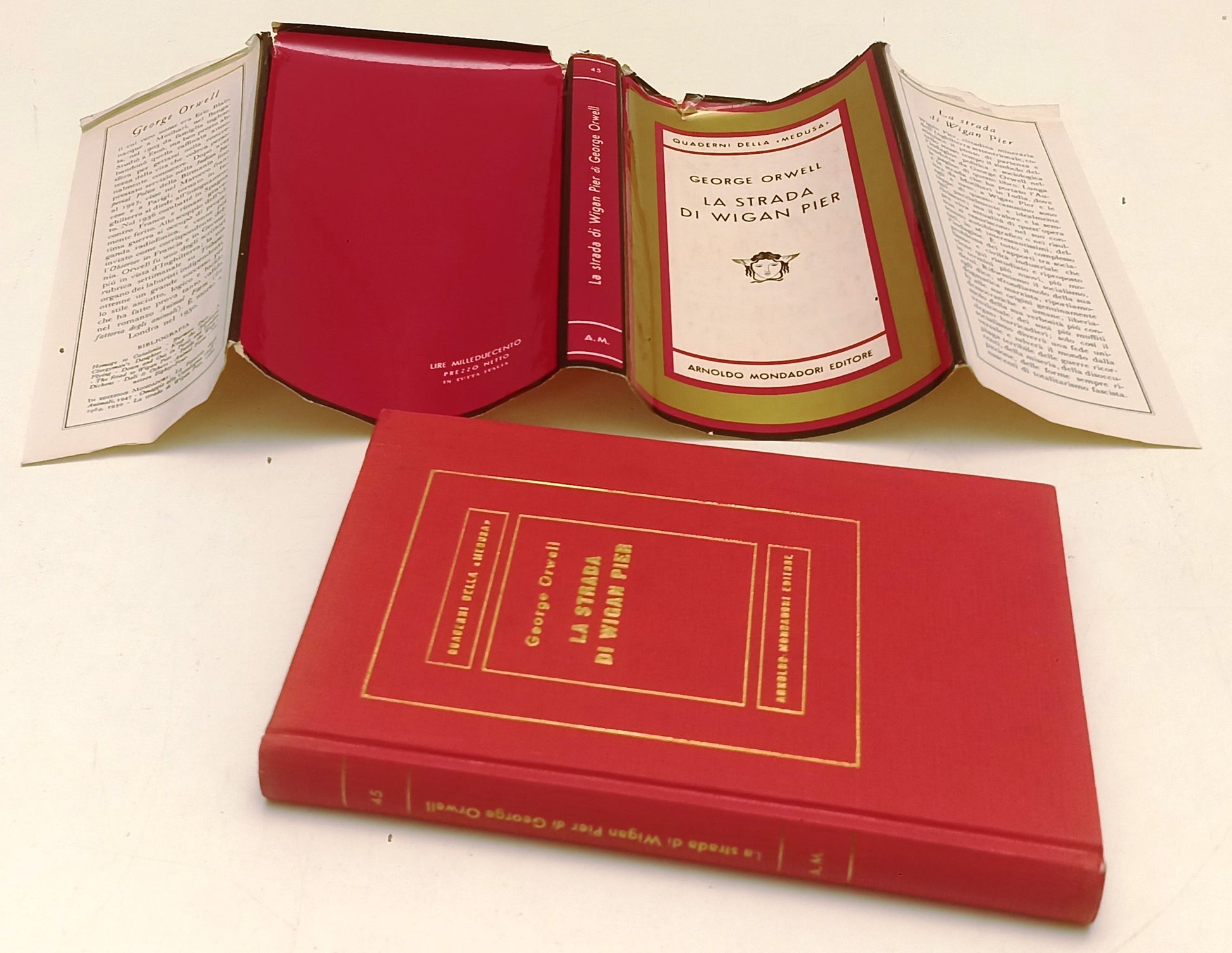LA STRADA DI WIGAN PIER - GEORGE ORWELL- MONDADORI- MEDUSA-- 1960- CS- XFS51