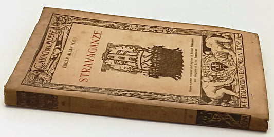LN- STRAVAGANZE - EDGAR ALLAN POE- FORMIGGINI- CLASSICI DEL RIDERE- 1929- B- XFS