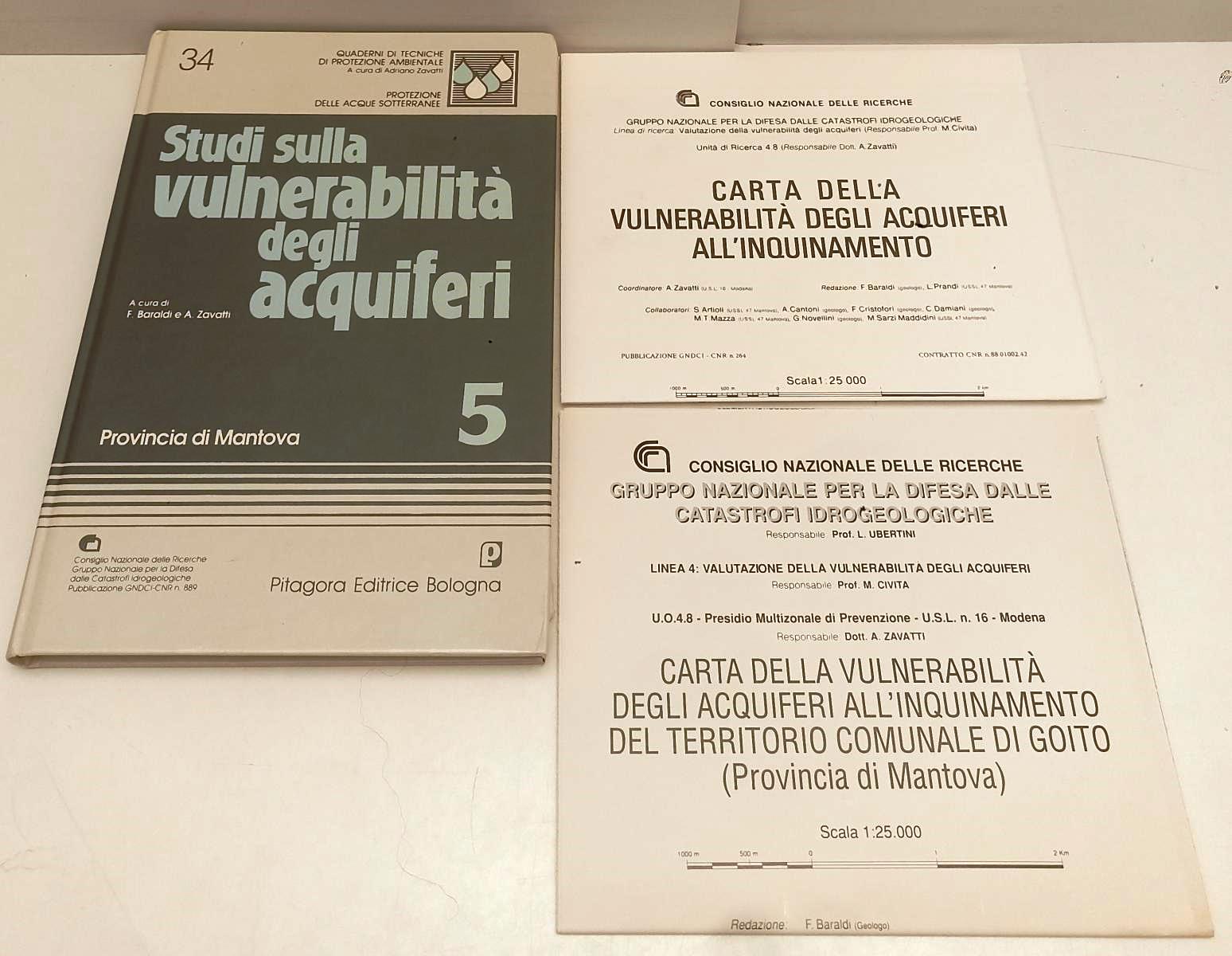 LZ- STUDI VULNERABILITA' ACQUIFERI 5 MANTOVA- BARALDI- PITAGORA- 1994- C- YFS455