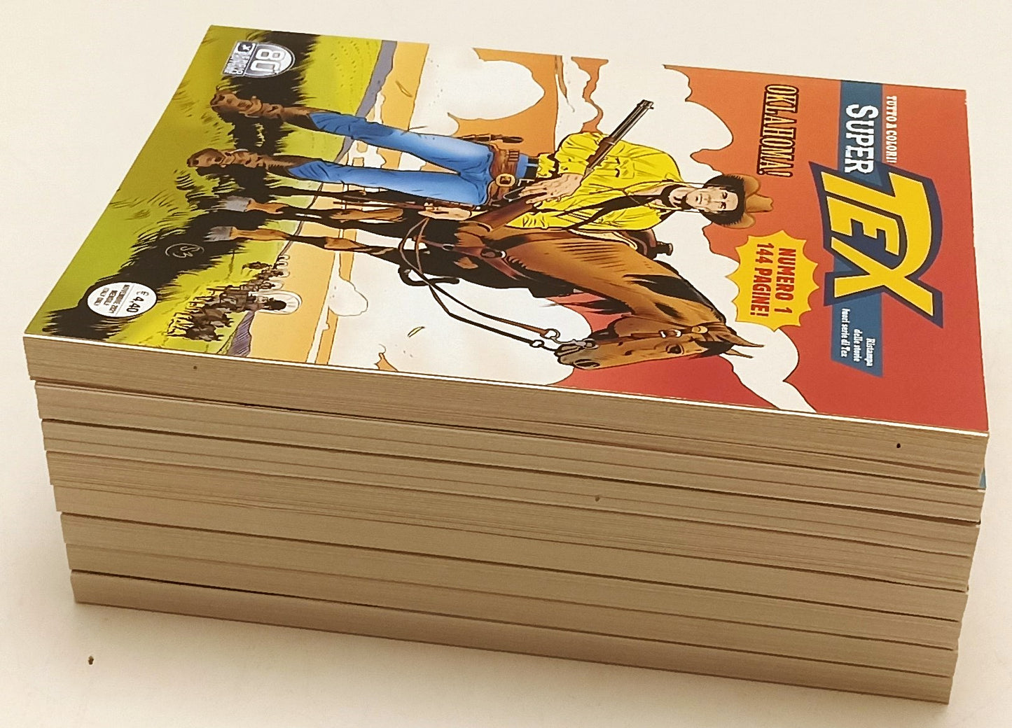 FB- SUPER TEX 1/8 SEQUENZA COMPLETA A COLORI -- BONELLI - 2021 - B - A25