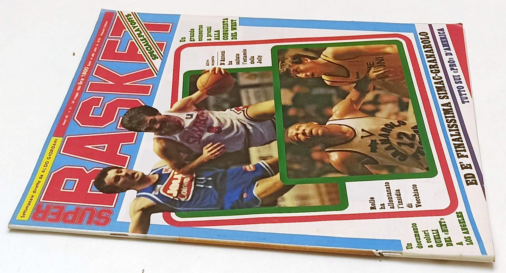 LR- RIVISTA SUPER BASKET N.21 1984 FINALISSIMA SIMAC GRANAROLO - RVSa353