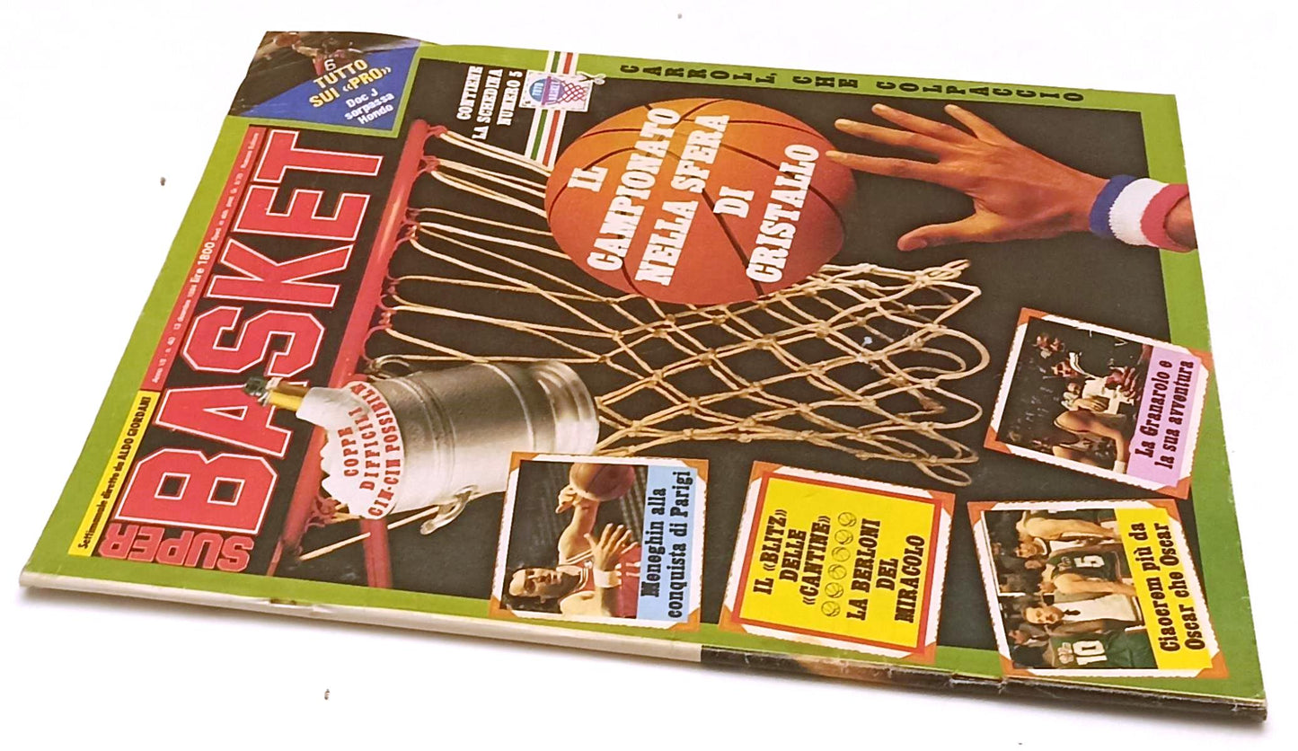 LR- RIVISTA SUPER BASKET N.40 1984 CAMPIONATO NELLA SFERA DI CRISTALLO - RVSa361