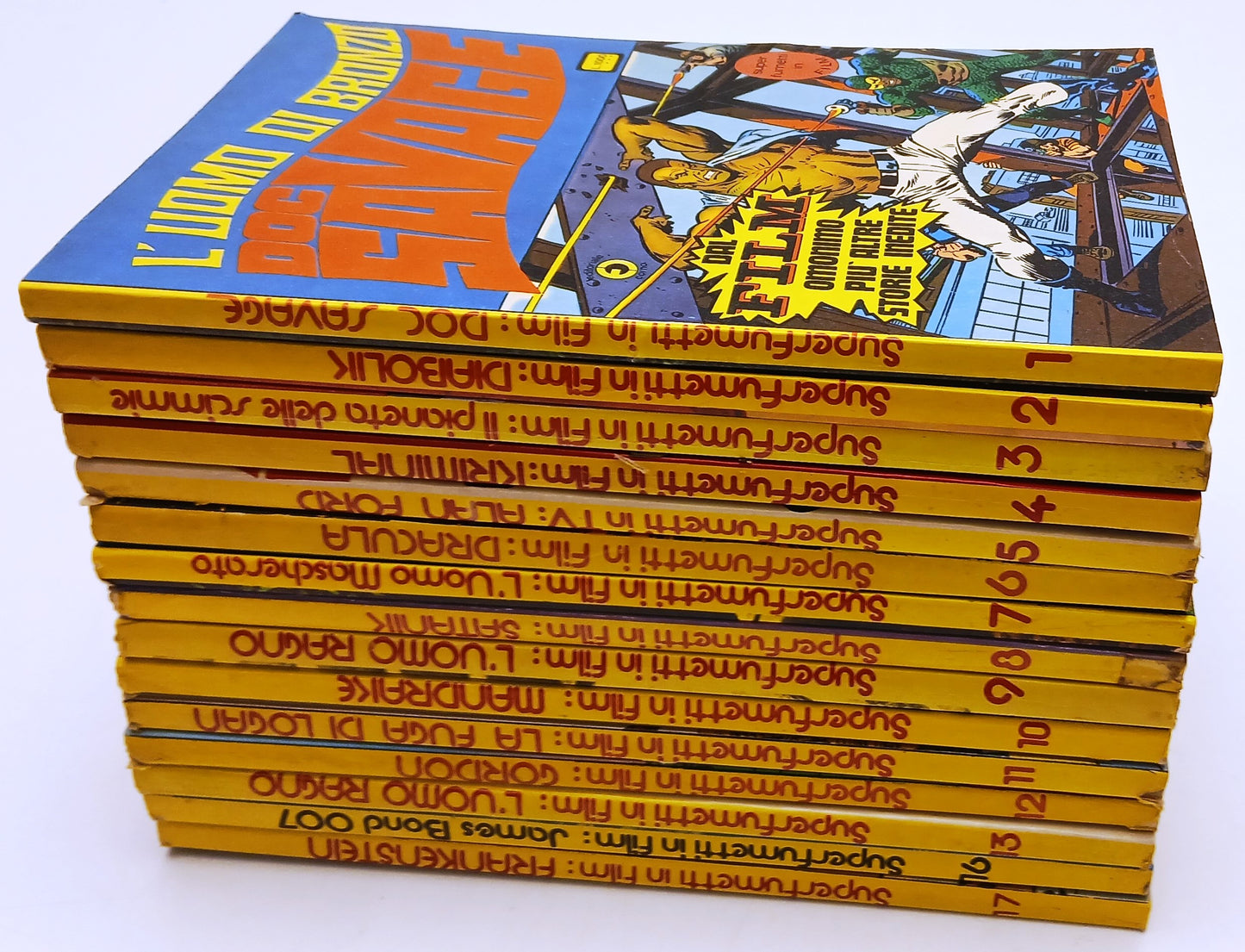 FS- SUPERFUMETTI IN FILM 1/17 (mancano 14,15) -- CORNO - 176 - B - L25