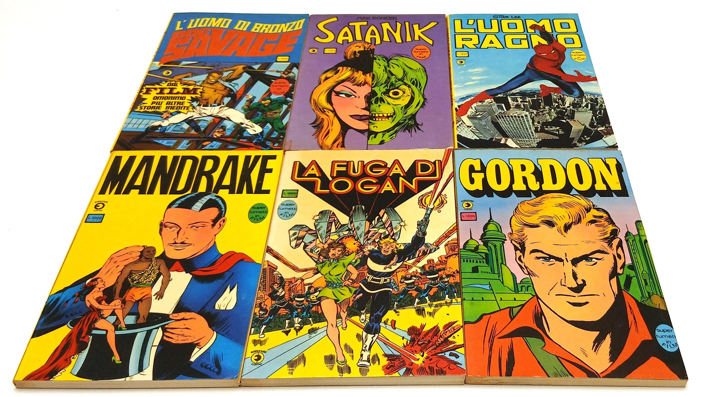 FS- SUPERFUMETTI IN FILM 1/17 (mancano 14,15) -- CORNO - 176 - B - L25