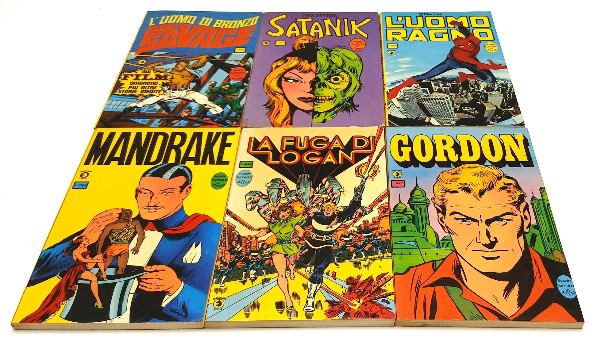 FS- SUPERFUMETTI IN FILM 1/17 (mancano 14,15) -- CORNO - 176 - B - L25