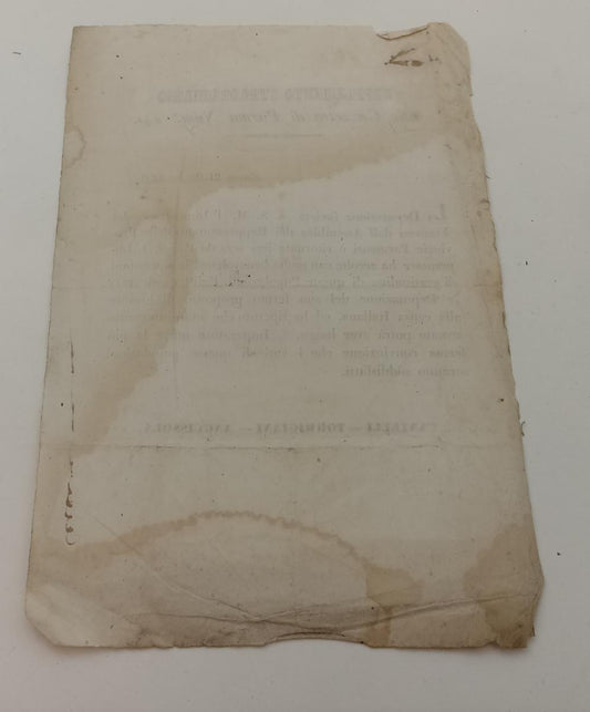 LR- SUPPLEMENTO STRAORDINARIO alla GAZZETTA di PARMA N.243 - 1859 - RVSa38