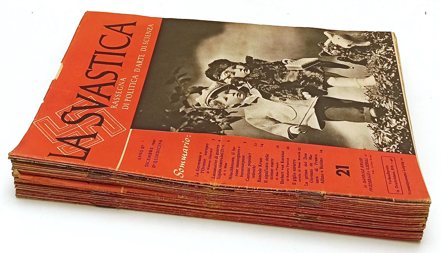 LR- LA SVASTICA RASSEGNA DI POLITICA D'ARTE DI SCIENZA LOTTO 29 NUMERI - YFS443