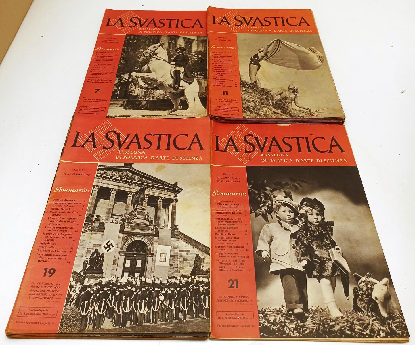 LR- LA SVASTICA RASSEGNA DI POLITICA D'ARTE DI SCIENZA LOTTO 29 NUMERI - YFS443