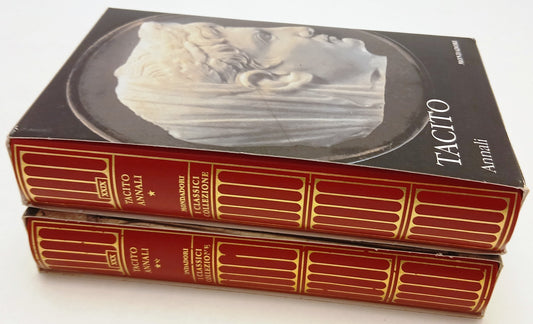 LN- ANNALI 2 VOLUMI - TACITO - MONDADORI TV SEC - CLASSICI GRECI LATINI - C- XFS