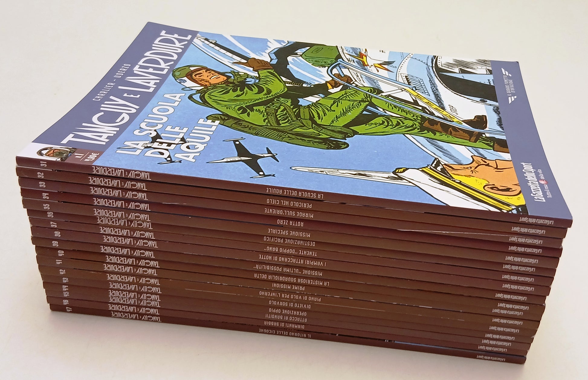FZ- TANGUY E LAVERDURE 1/17 COMPLETA - CHARLIER UDERZO - GAZZETTA - 2021- B- Z25