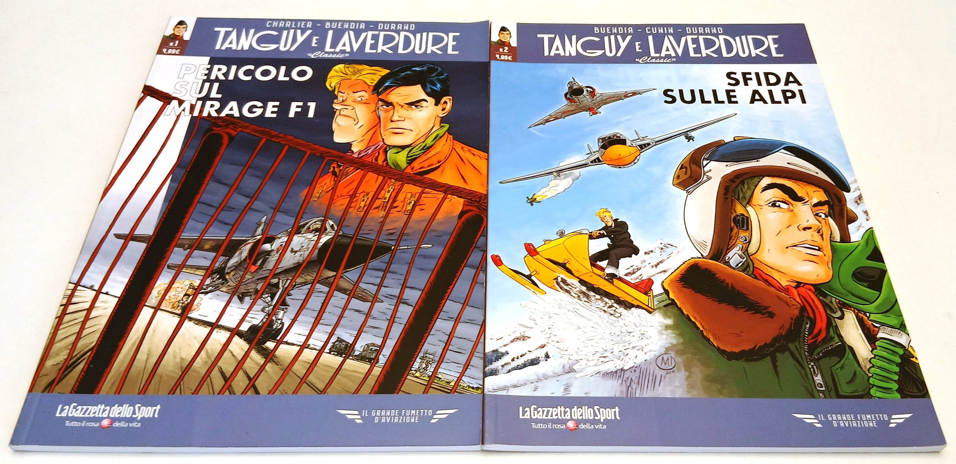 FZ- FUMETTO D'AVIAZIONE TANGUY E LAVERDURE CLASSICI 1/2 - CHARLIER - GdS- B- Z25
