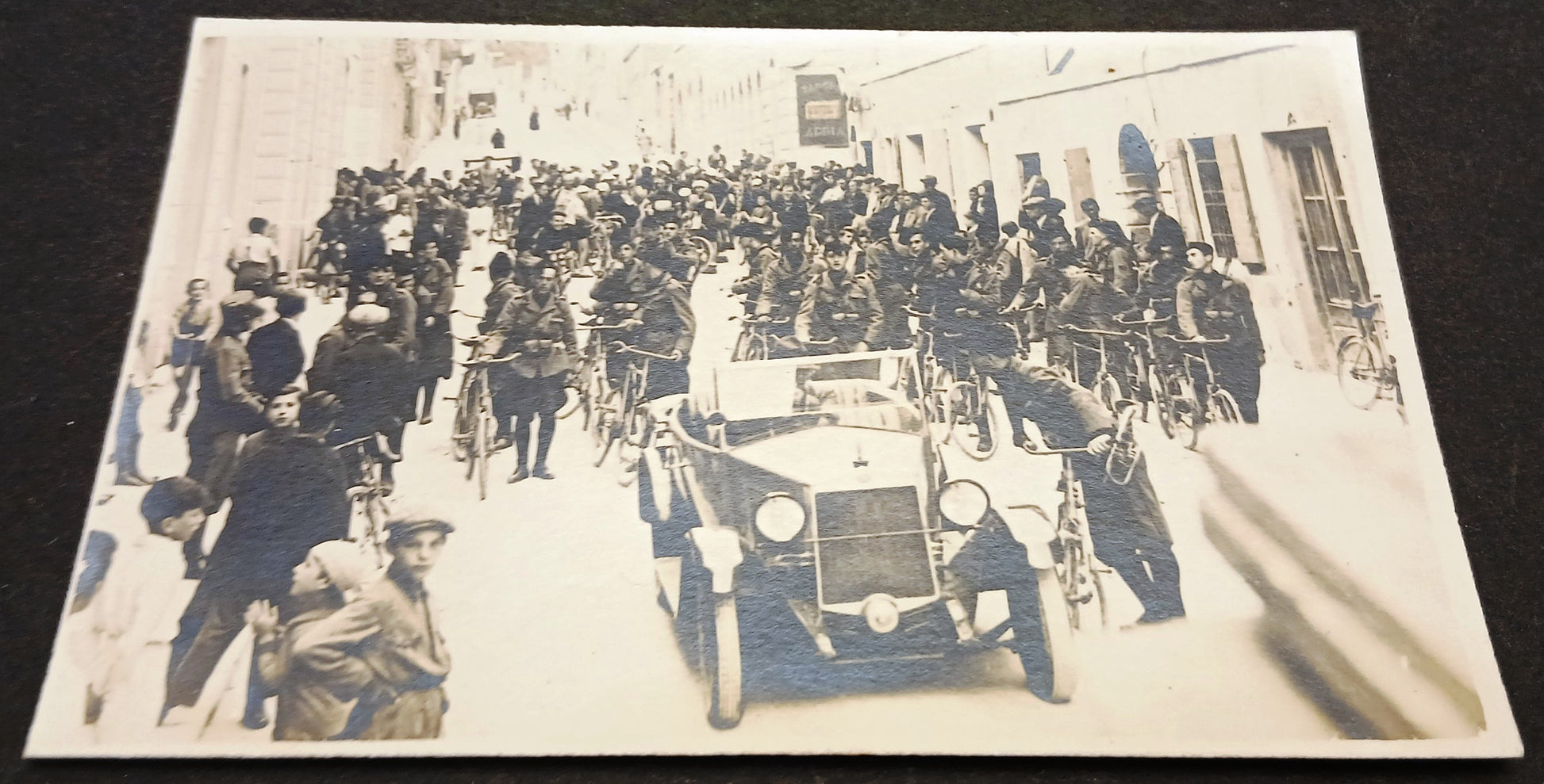 CC- Cartolina Postale Giro d'Italia anni trenta Trieste Fabio Battesini?-RVSz163