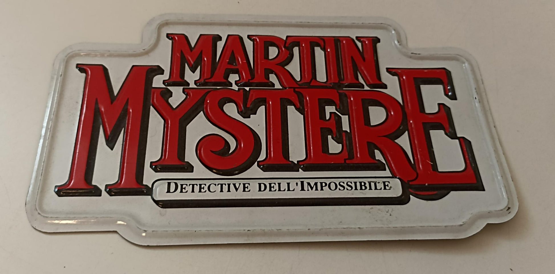 GF- TARGHETTA in metallo MARTIN MYSTERE DETECTIVE DELL'IMPOSSIBILE - GTTS60