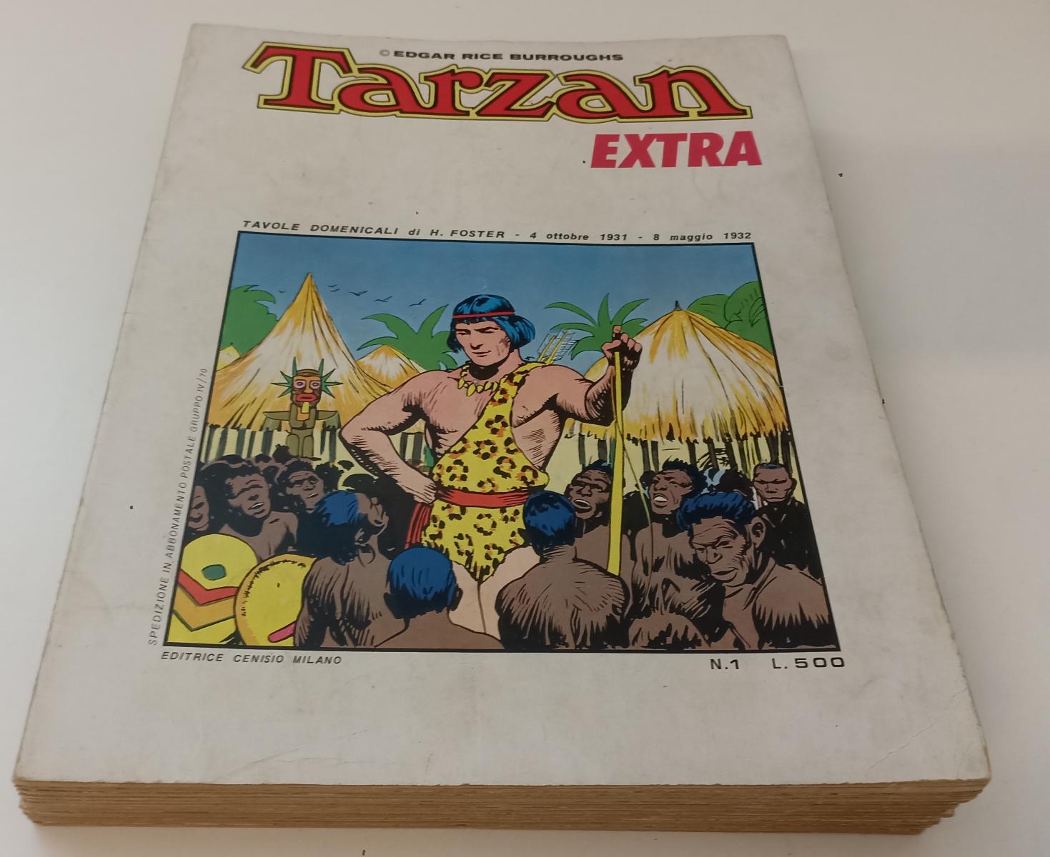 FS- TARZAN EXTRA 1/14 completa -15 - EDGAR RICE BURROUGHS- CENISIO- 1974- S- Q23