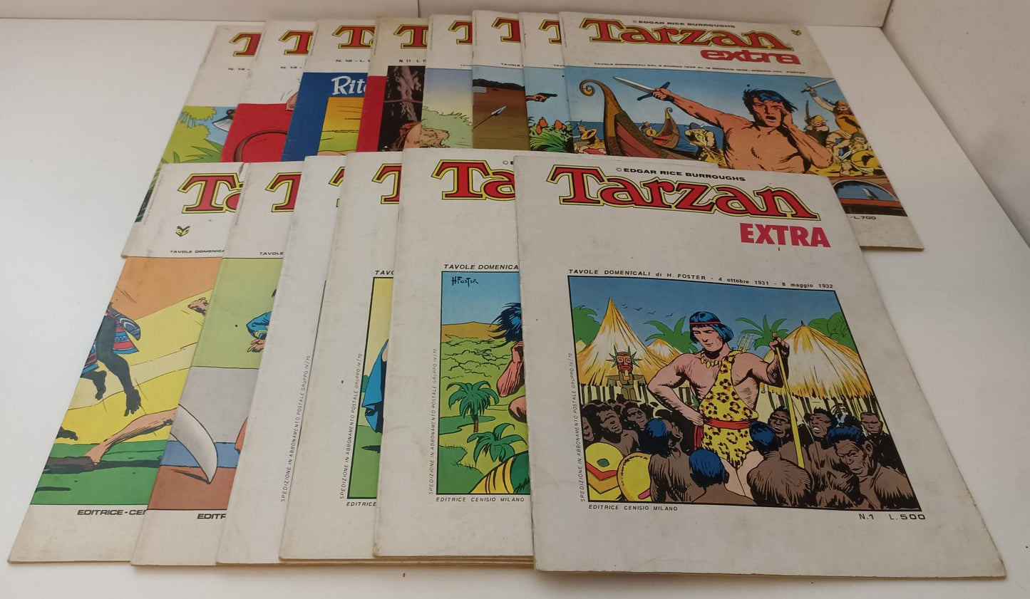 FS- TARZAN EXTRA 1/14 completa -15 - EDGAR RICE BURROUGHS- CENISIO- 1974- S- Q23